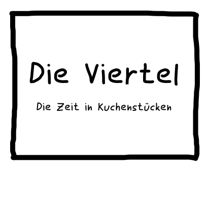 Die Viertel. Die Zeit in Kuchenstücken.